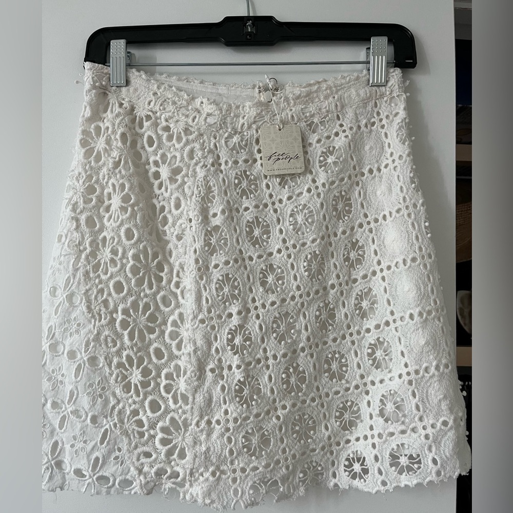 Free people lace skirt